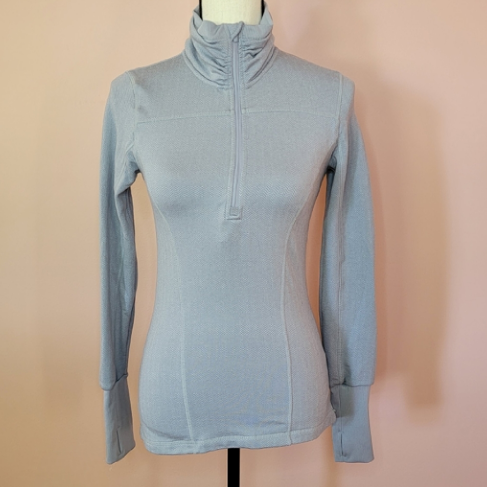 Mondetta grey 1/4 zip lightweight pullover size xs